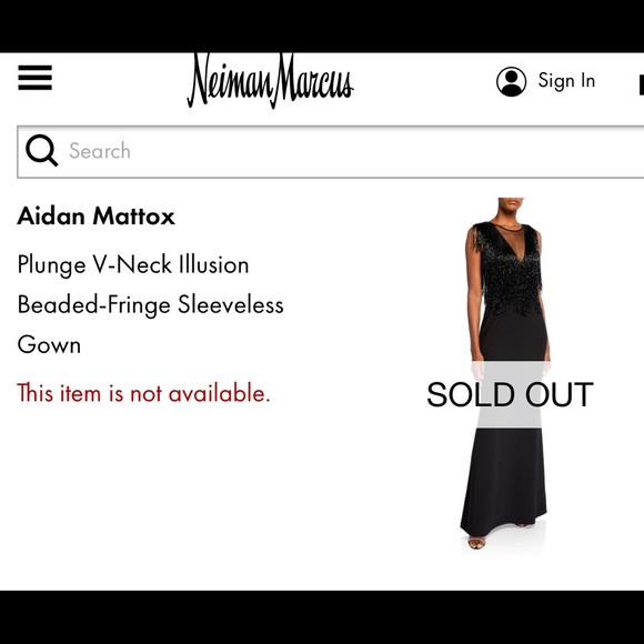 Aidan Mattox gown. - Picture 4 of 10